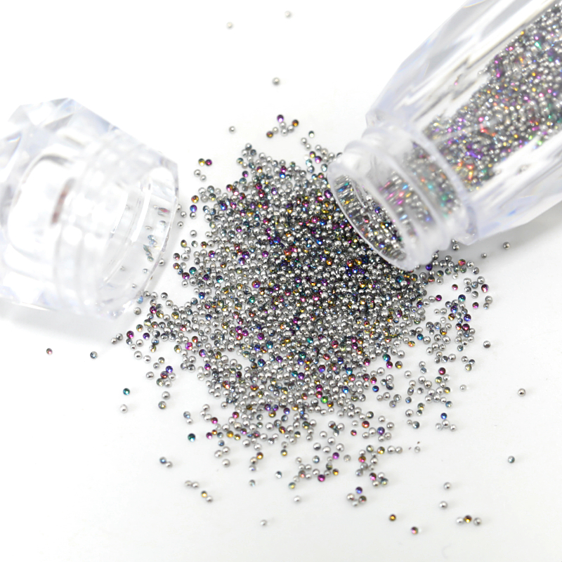 Diamante minúsculo en micro botellas de vidrio para uñas